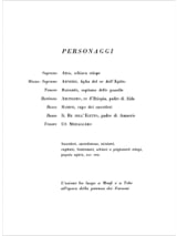 Aida - Partitura - VERDI - Partition - Grand format